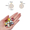 120Pcs 12 Colors Golden Plated Alloy Charms ENAM-SZ0001-64V-5