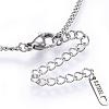 304 Stainless Steel Charms Necklaces NJEW-H497-13-3