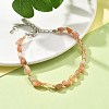 Natural Sunstone Beads Bracelets for Women BJEW-H623-02S-06-2