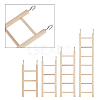 Wooden Pet Ladder Stand AJEW-GA0001-72-4