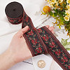 Gorgecraft Ethnic Style Polyester Ribbon OCOR-GF0002-04E-3