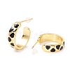 Real 18K Gold Plated Brass Stud Earrings for Women EJEW-I684-06G-04-RS-2