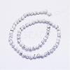 Synthetic Howlite Bead Strands G-F425-37-6mm-2