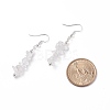 Natural Quartz Crystal Chips Beaded Jewelry Set SJEW-JS01232-05-8
