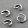 Tarnish Resistant 304 Stainless Steel Open Jump Rings A-STAS-R049-6x1mm-1