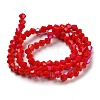 Opaque Solid Color Imitation Jade Glass Beads Strands GLAA-F029-P4mm-D02-2