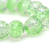 Baking Paint Crackle Glass Beads Strands X-CCG-S001-4mm-13-1