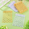 16Pcs 2 Colors Hot Stamping Polka Dot Organza Jewelry Drawstring Bags ABAG-TADJ0001-06D-4