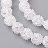 Synthetic Crackle Quartz Beads Strands X-G-SF8MM-44-2