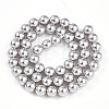 Baking Paint Pearlized Glass Pearl Bead Strands HY-N002-8mm-A03-3