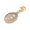 Natural Gemstone Pendant Decorations HJEW-PH01916-01-2