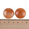 Natural Red Aventurine Cabochons G-H1596-FR-25mm-30-3