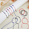 12Pcs 9 Style Glass Evil Eye Braided Bead Bracelets Set BJEW-FI0001-24-5