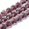 Transparent Glass Beads GLAA-Q066-10mm-C03-1