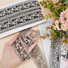 Polyester Hollow Embroidered Lace Trim OCOR-WH0079-13B-3