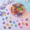 20Pcs Transparent Acrylic Quick Link Connectors OACR-TADJ0001-03B-5