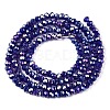Electroplate Glass Beads Strands EGLA-A044-P1mm-B07-3