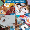 1 Set Cowboy PET Hollow Out Drawing Painting Stencils DIY-MA0005-58B-6