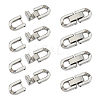 8Pcs Stainless Steel Fold Over Clasps STAS-FH0002-28-1
