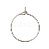 316 Surgical Stainless Steel Wine Glass Charms Rings A-STAS-L214-01E-1