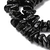 Natural Black Tourmaline Beads Strands G-A285-A07-01-4