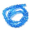 Handmade Millefiori Lampwork Beads Strands LAMP-F035-09R-2