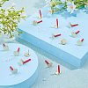 60Pcs Alloy Stud Earring Findings FIND-FH0005-71-5