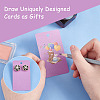120Pcs Blank kraft Paper Earring Card Holder for Earring Display DIY-PH0009-96A-5