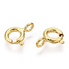 925 Sterling Silver Spring Ring Clasps STER-T004-81B-G-1