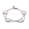 Non-Tarnish 304 Stainless Steel Saint Benedict Link Bracelet for Men Women STAS-E160-34P-1