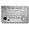 Rectangle 201 Stainless Steel Blank Thermal Transfer Wallet Card DIY-WH0252-011-1