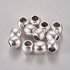Tibetan Style Alloy European Beads TIBEB-Q061-06AS-RS-1