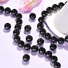 Natural Black Tourmaline Bead Strands G-H1603-16mm-3