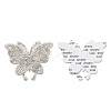  Butterfly Glass Rhinestone Patches DIY-NB0005-13-2