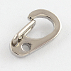 Tarnish Resistant Polished 316 Surgical Stainless Steel Keychain Clasp Findings STAS-R072-63-2