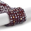 Electroplate Glass Beads Strands EGLA-R030-4x4mm-09-5