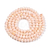 Electroplate Opaque Solid Color Glass Beads Strands LS-EGLA-A044-P4mm-L05-3