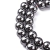 Magnetic Synthetic Hematite Beads Strands X-G-Q893-12mm-2