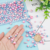   3 Bags 3 Sizes Gradient Mermaid Pearl Beads FIND-PH0007-78-3