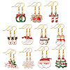 DIY Christmas Earring Making Kits DIY-TA0002-86-16