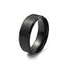 201 Stainless Steel Plain Band Ring for Women RJEW-WH0010-06G-MB-1