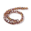 Handmade Gold & Silver Foil Lampwork Beads GLAA-G107-07B-01-1