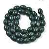 Opaque Solid Color Glass Beads Strands X-GLAA-R217-08A-A06-2