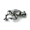 Retro 304 Stainless Steel Frog Figurines STAS-G331-06AS-1