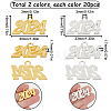 40Pcs 2 Colors  Alloy Charms FIND-SC0007-05-2