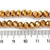 Electroplate Transparent Glass Beads Strands EGLA-A034-T6mm-UA01-2