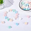 36Pcs 6 Colors Food Grade Eco-Friendly Silicone Beads SIL-NB0001-07-4