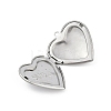 304 Stainless Steel Locket Pendants STAS-M090-03P-2