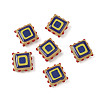 Baking Paint Glass Enamel Beads LAMP-S079-14A-1