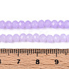 Baking Paint Imitation Jade Glass Bead Strands DGLA-A034-J6MM-A50-4